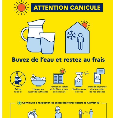 ALERTE CANICULE A PARTIR DE JEUDI 6 AOUT