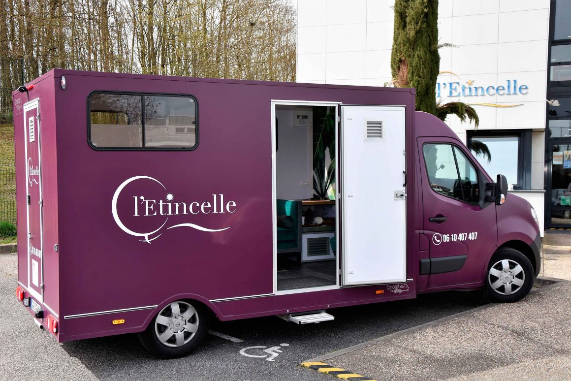 Le bureau mobile de l’Etincelle pour l’accueil des femmes victimes de violences